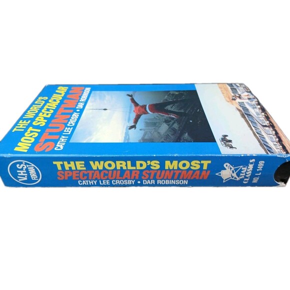 The World's Most Spectacular Stuntman Cathy Lee Crosby VHS 1989 - Picture 3 of 6